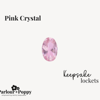 Pink Crystal Charm