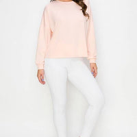 Cutout Long Sleeve Top