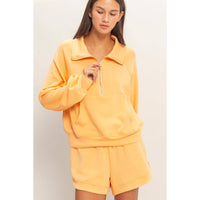 Half-Zip Collar Pullover