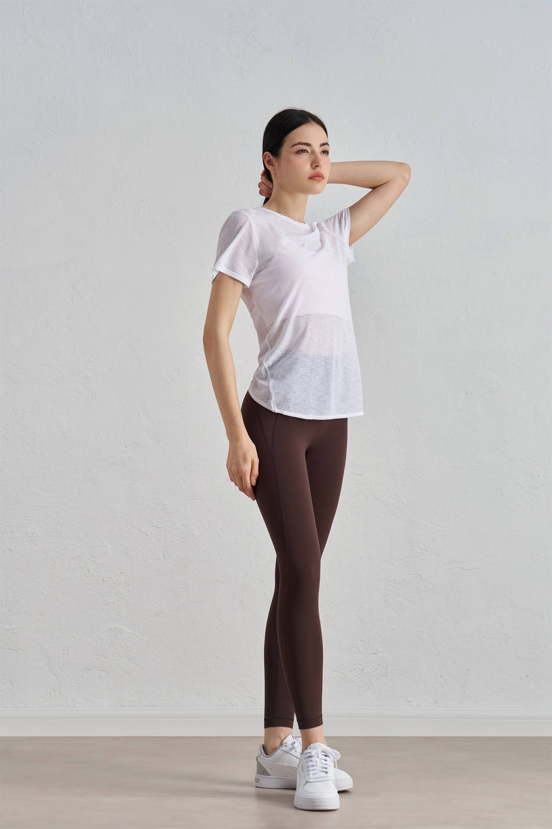 Gillian Open Back Cover Up Active T-Shirt