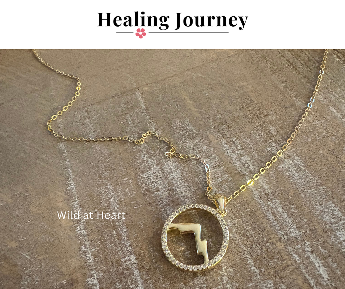 P + P Wild at Heart Dainty Gold Mountain Necklace