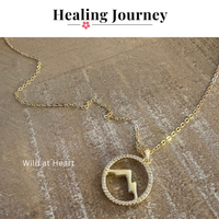 P + P Wild at Heart Dainty Gold Mountain Necklace