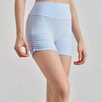 Hattie Drawstring Side Ruched Active Shorts