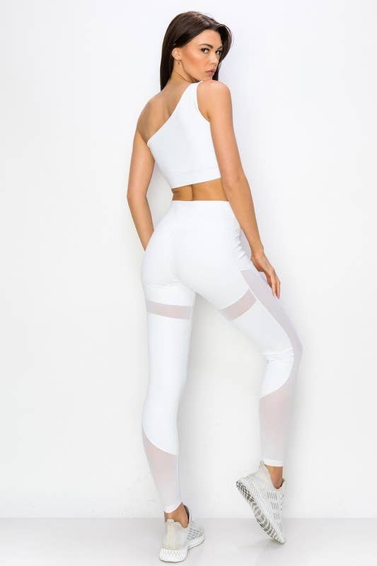 Side Shoulder Sports Bra