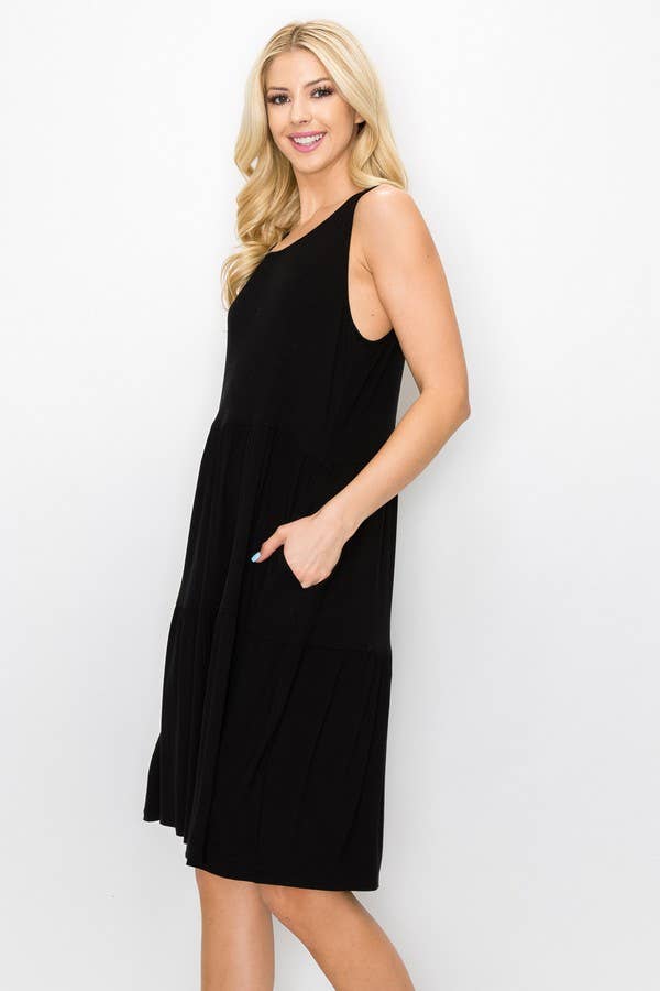 Bohemian Bella Sleeveless Layered Dress