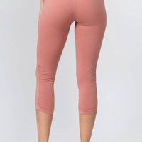 Cinched Ankle Seamless Activewear Leggings