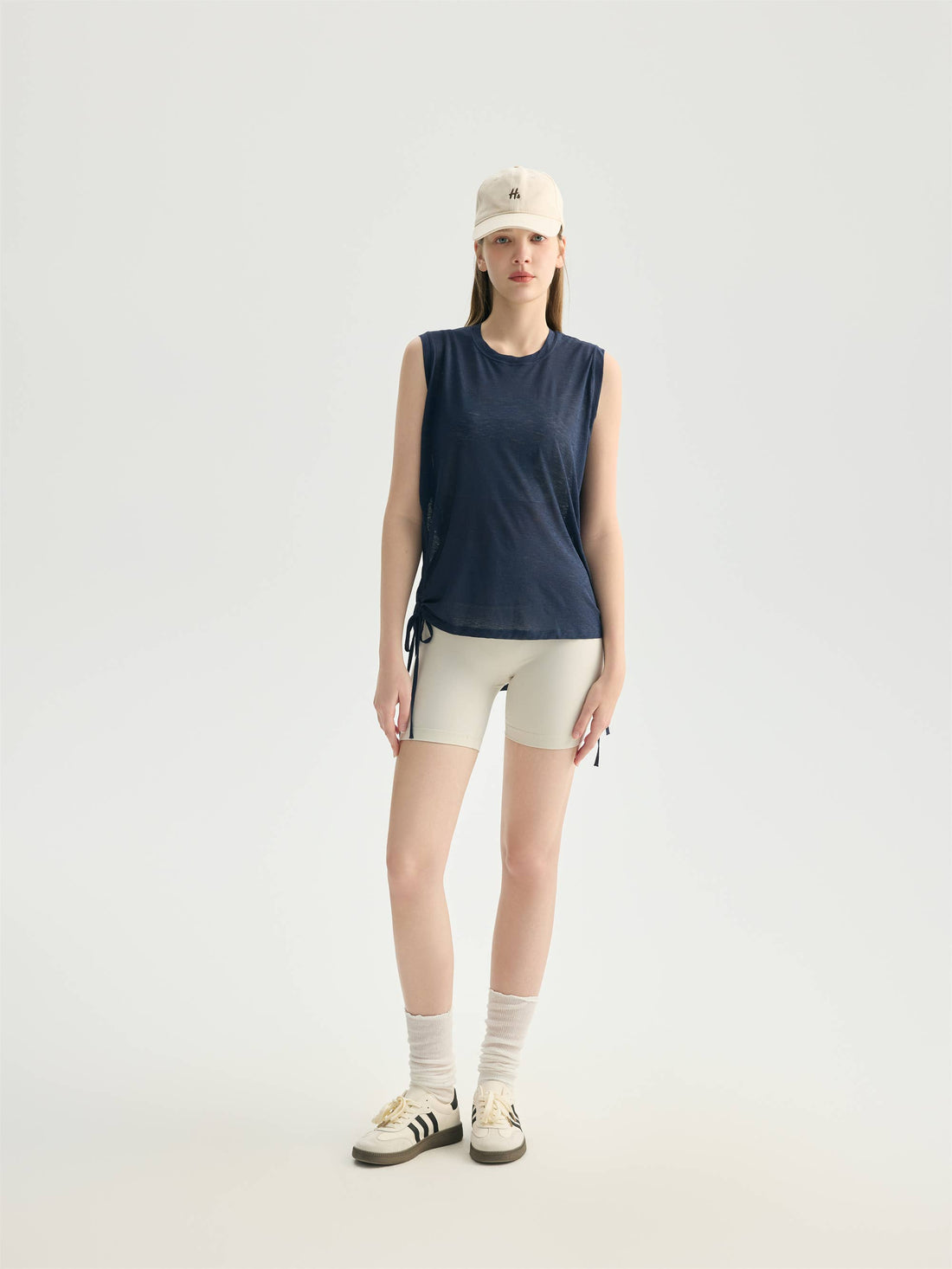 Lucia Side Ruched Cover Up Tank Top