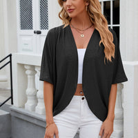 Open Front Knit Cardigan