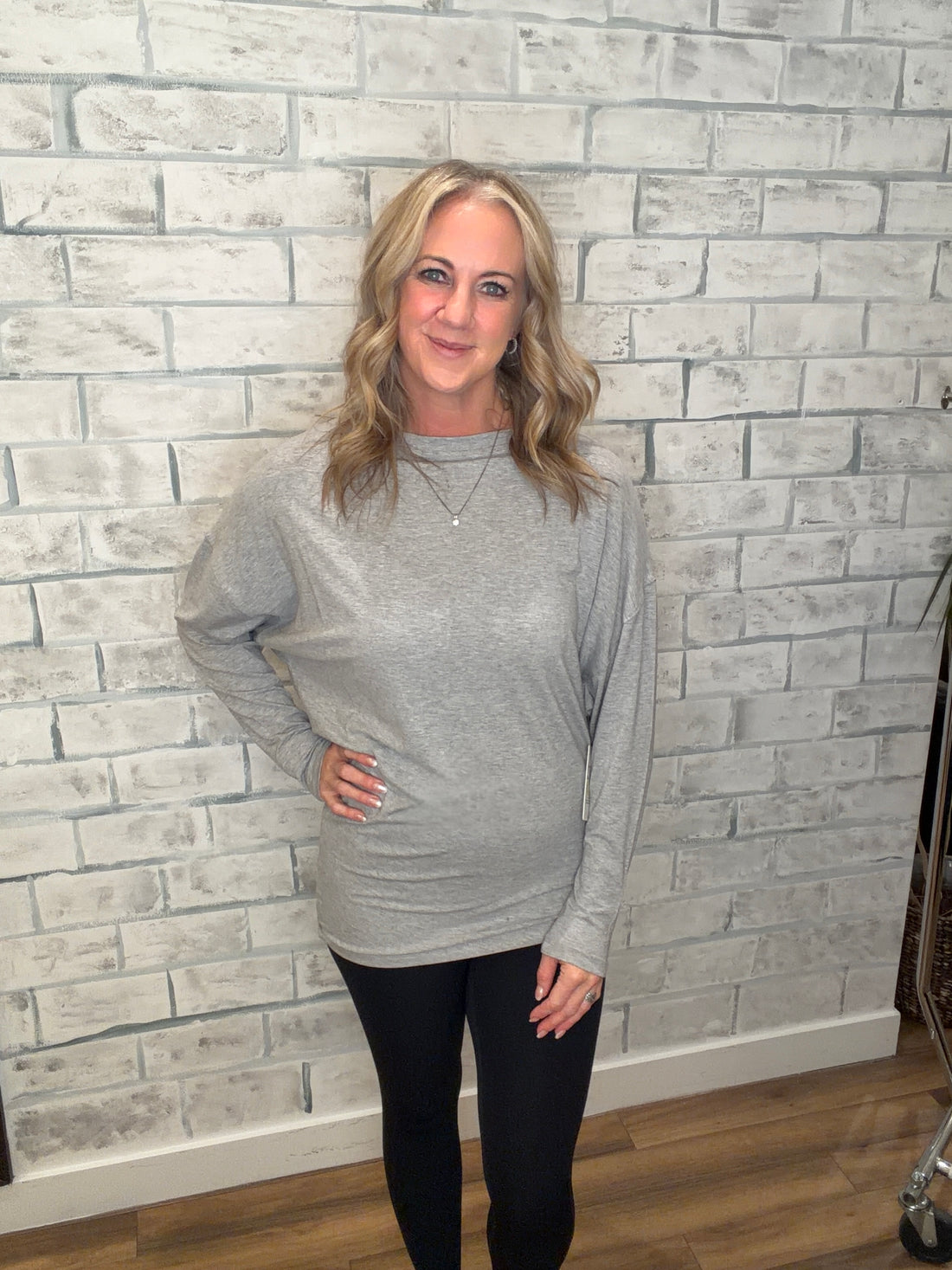 Bamboo Dolman Top Long Sleeve