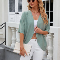 Open Front Knit Cardigan