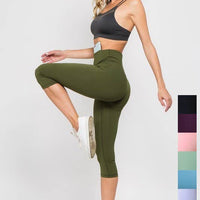 Activewear Capri W/ Hidden Pocket