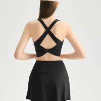 Emmie Cross-Back Sculpting Sports Bra