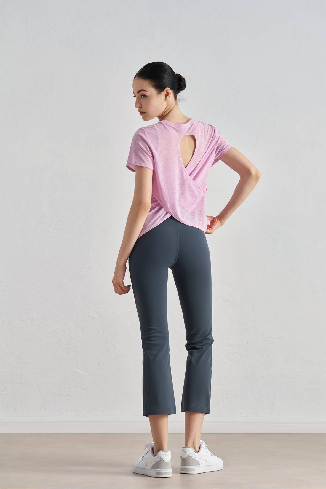 Gillian Open Back Cover Up Active T-Shirt