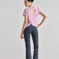Gillian Open Back Cover Up Active T-Shirt