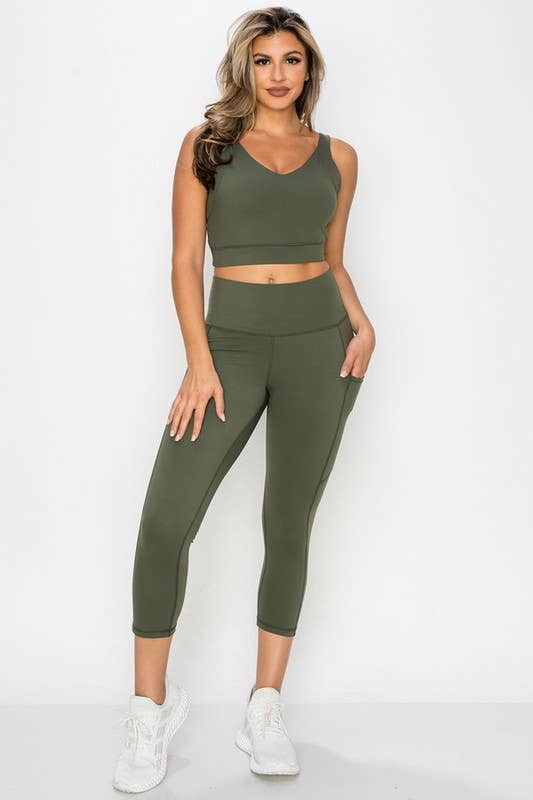 Jasmine  Capri with Pockets
