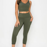 Jasmine  Capri with Pockets