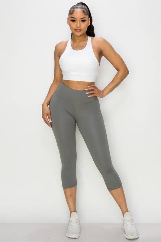 Activewear Capri W/ Hidden Pocket