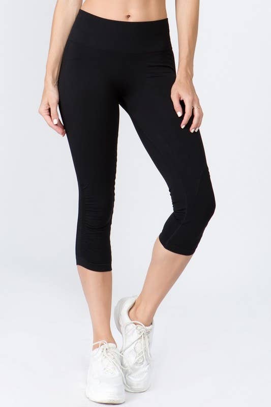 Cinched Ankle Seamless Activewear Leggings