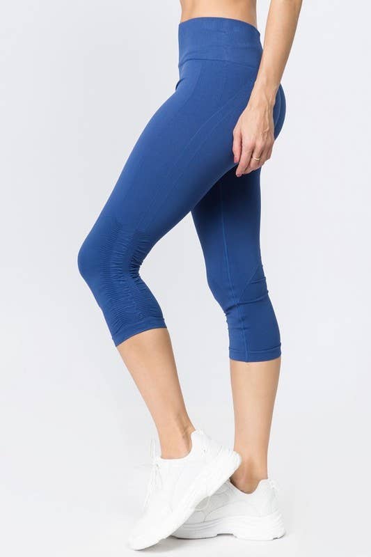 Cinched Ankle Seamless Activewear Leggings