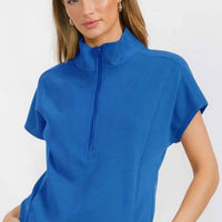 Women's So Chic Sofie Soft Half Zipper Top