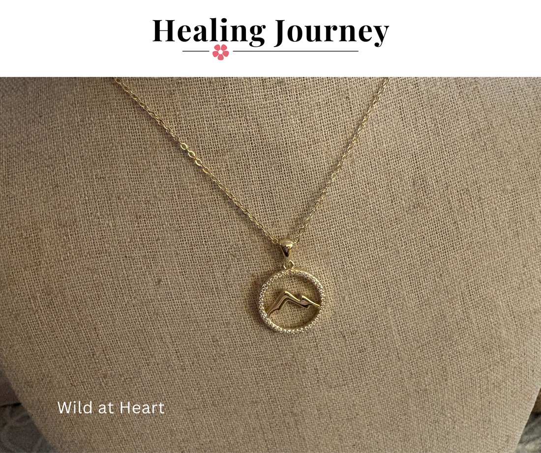 P + P Wild at Heart Dainty Gold Mountain Necklace