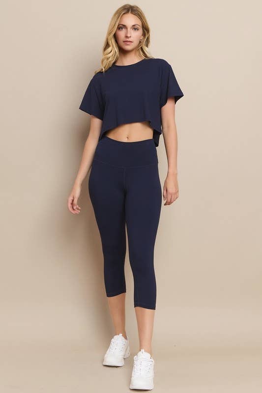 Cropped Crew Tee