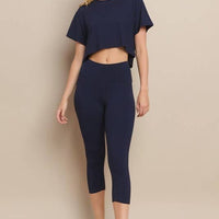Cropped Crew Tee
