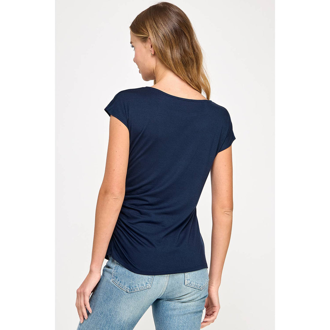 One Side Ruched Tank