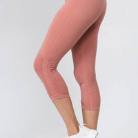 Cinched Ankle Seamless Activewear Leggings