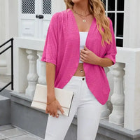 Open Front Knit Cardigan