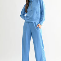 Luxe 1/4 Zip Rib Sweater