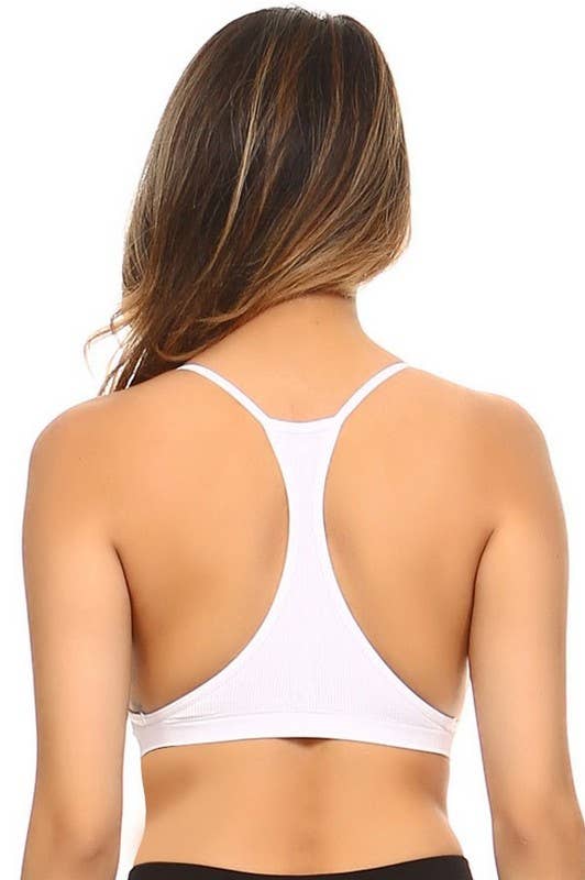 Criss Cross Ribbed Bralette