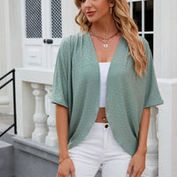 Open Front Knit Cardigan