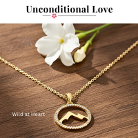 P + P Wild at Heart Dainty Gold Mountain Necklace
