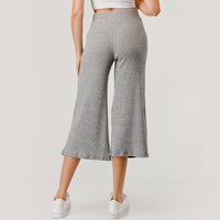 Brushed Rib Knit Lounge Capri