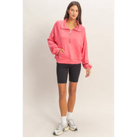 Half-Zip Collar Pullover