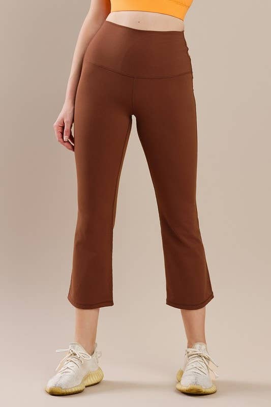 Butterysoft Yoga Flare High Waisted Capri