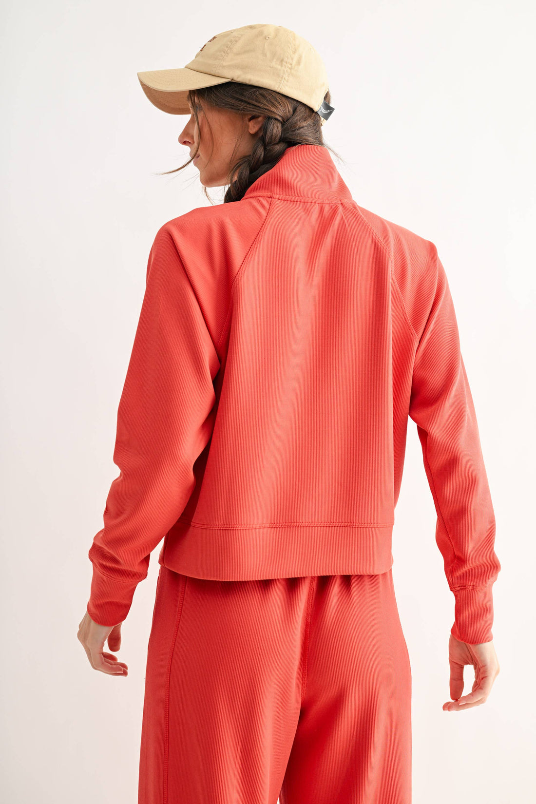 Luxe 1/4 Zip Rib Sweater