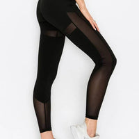 Contour Mesh Active Leggings