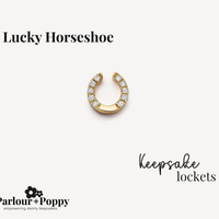 Lucky Horseshoe Diamond Charm
