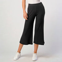 Brushed Rib Knit Lounge Capri