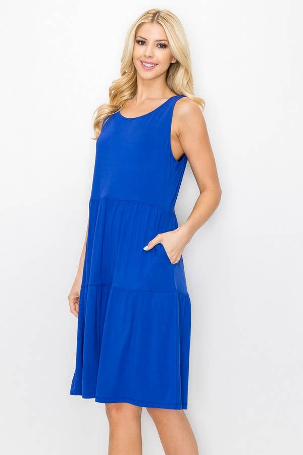 Bohemian Bella Sleeveless Layered Dress