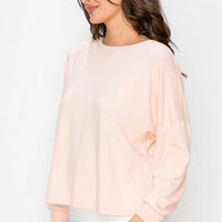 Cutout Long Sleeve Top