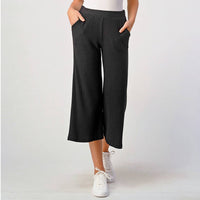 Brushed Rib Knit Lounge Capri