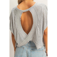 Boxy Crew Neck Top