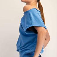 French Terry Off the Shoulder Top