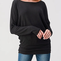 Brushed Knit Longsleeve Dolman