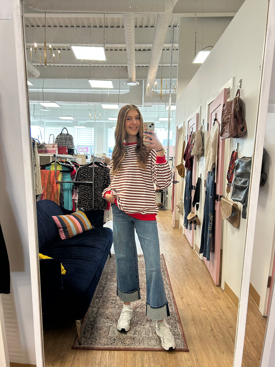 Striped Multicolour Long-Sleeve Sweater