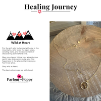 P + P Wild at Heart Dainty Gold Mountain Necklace