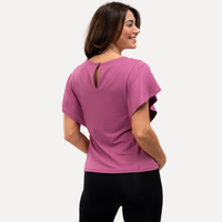Daisy Flutter Sleeve Bamboo Top